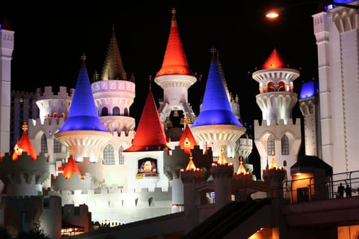 Castle at night