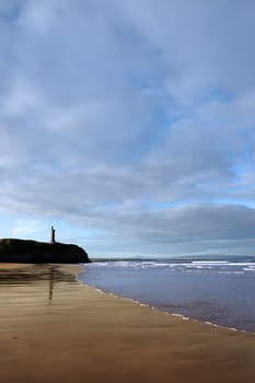 a view of the beach in ballybunion co kerry ireland