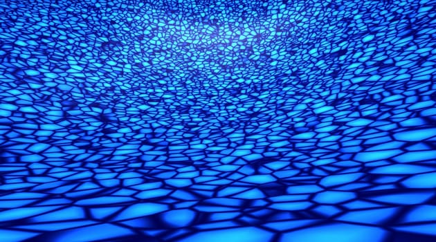 Blue Cells Background 01
