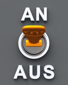 Pick-up orange silver - Toggle switch