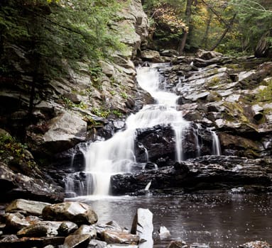 Waconah Falls near Dalton in Berkshire County MA