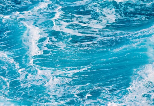background of ocean waves in the tropical sea