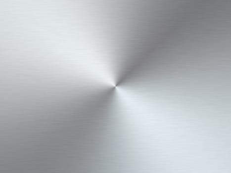 a large sheet of rendered polished and brushed silver metal as background