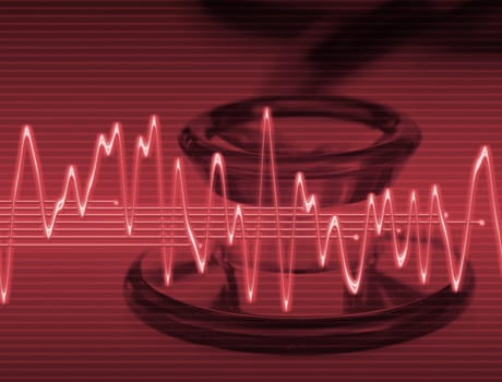 large abstract image for medical technology or trauma