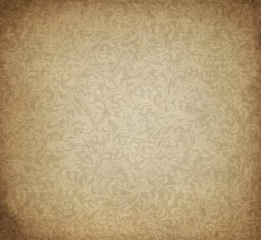 great image of old paper with paisly design