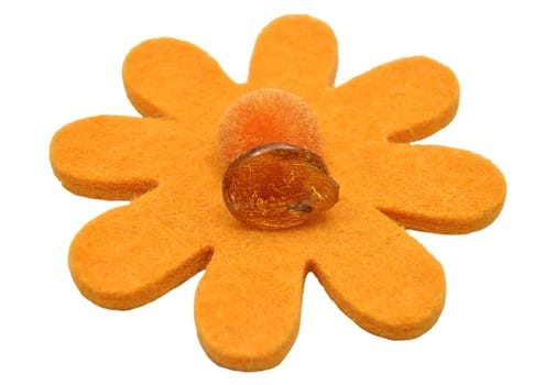 Amber on Felt