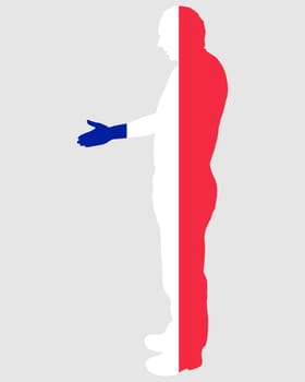 French handshake
