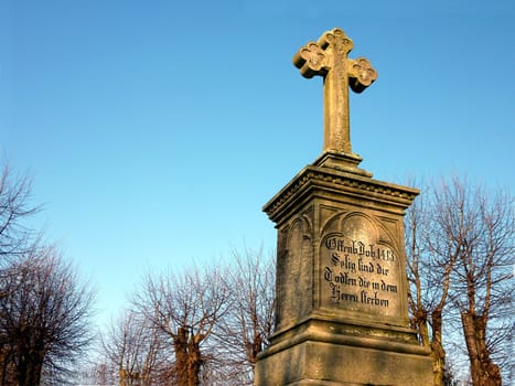 Memorial with Cross