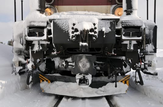 Diesel locomotive near Benneckenstein / Harz