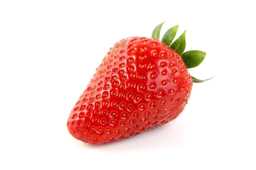 Strawberry,strawberries - close-up in front of white background isolated