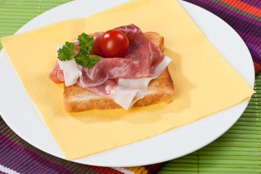 Ham toast