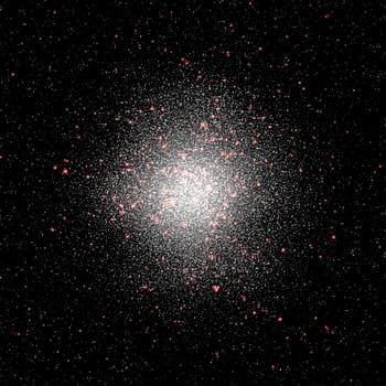image of star cluster in deep space