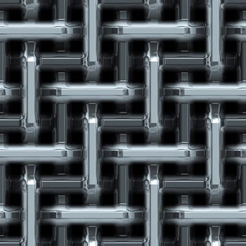 an abstract stainless steel metal weave background