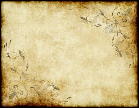 large old paper or parchment background texture
