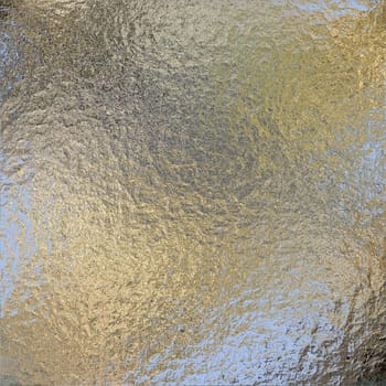 a very large sheet of crinkled aluminium or tin foil