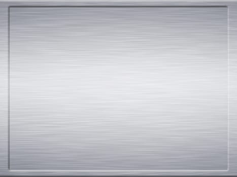 large framed sheet of brushed metal texture