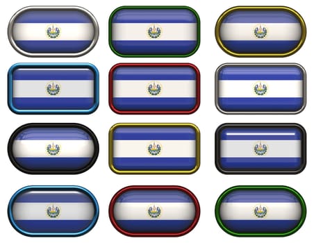 twelve buttons of the Flag of El Salvador