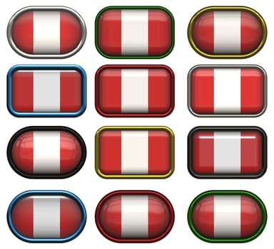 twelve buttons of the Flag of Peru