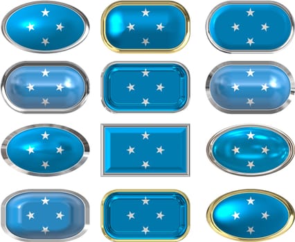 twelve Great buttons of the Flag of Micronesia