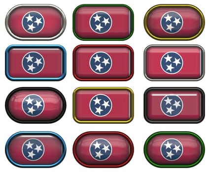 twelve Great buttons of the Flag of Tennessee