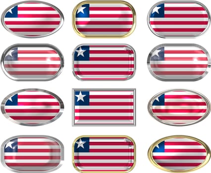 twelve Great buttons of the Flag of Liberia