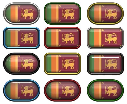 twelve Great buttons of the Flag of Sri Lanka