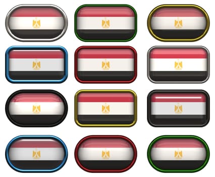 twelve buttons of the Flag of Egypt