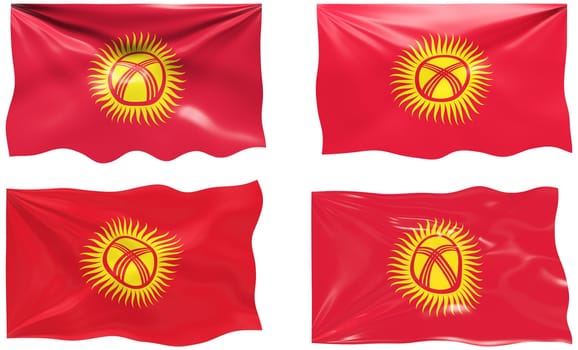 Great Image of the Flag of kyrgyzstan