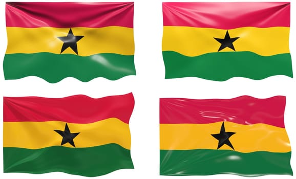 Great Image of the Flag of Ghana