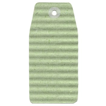 Tag label isolated over a white background