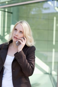 Woman with mobile phone