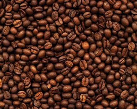 Pronounced texture of coffee beans, the high accuracy of the details