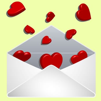 envelope with love