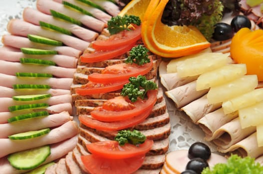 Cold cuts platter