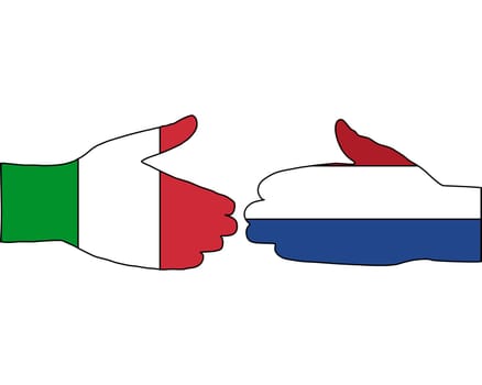 International handshake