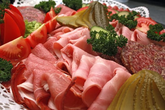 Cold cuts platter