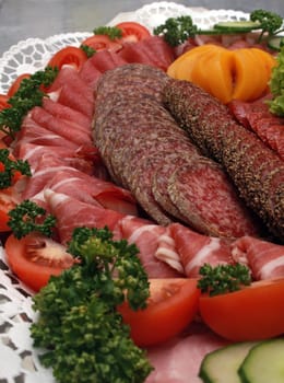 Sausage platter