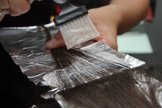 Hair dyeing
