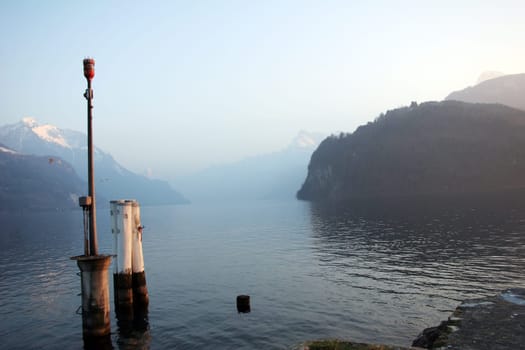 Sunset at Lake Brunnen