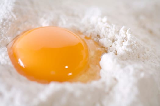 Egg and flour