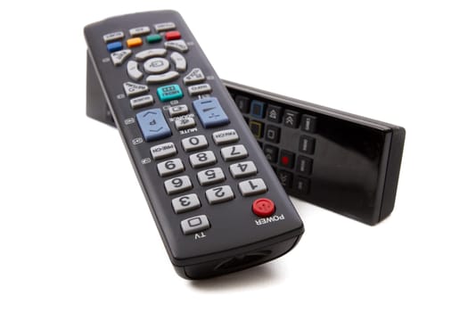 Remote control unit over white
