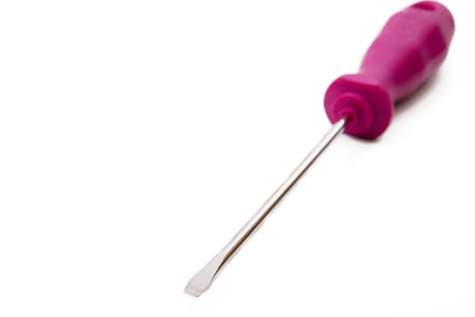 A screwdriver isolated over white