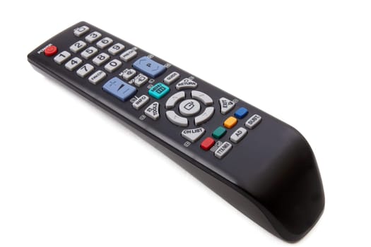 Remote control unit over white