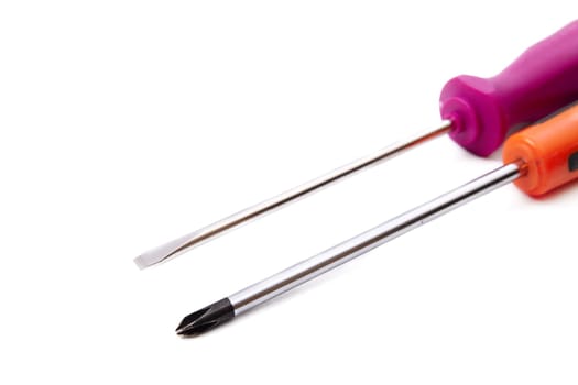 A screwdriver isolated over white