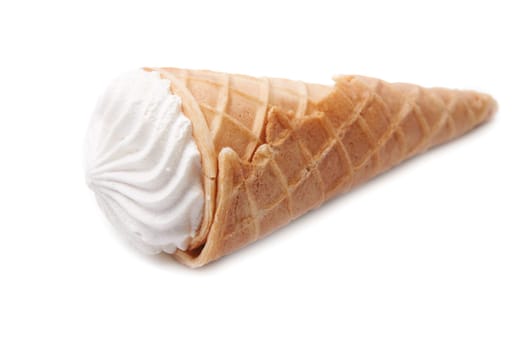 Ice cream isolated on white background