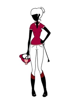 woman Horse riding suit