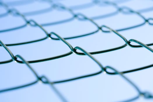 Wire mesh fence