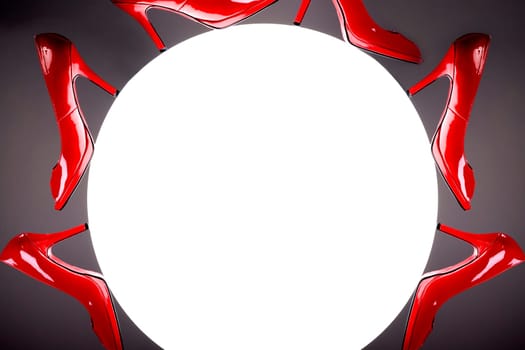 red shoe