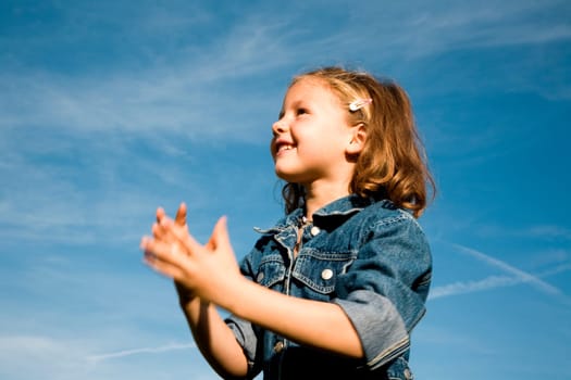 Child is happy