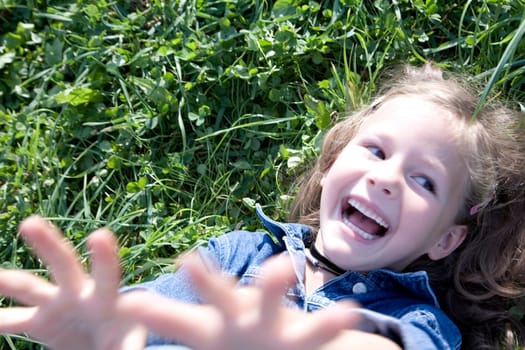Child is happy